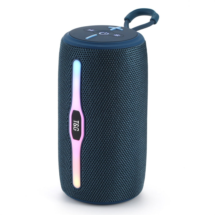 T&G TG675 Music Pulse Wireless Bluetooth Speaker with LED Light(Blue) - Desktop Speaker by T&G | Online Shopping UK | buy2fix