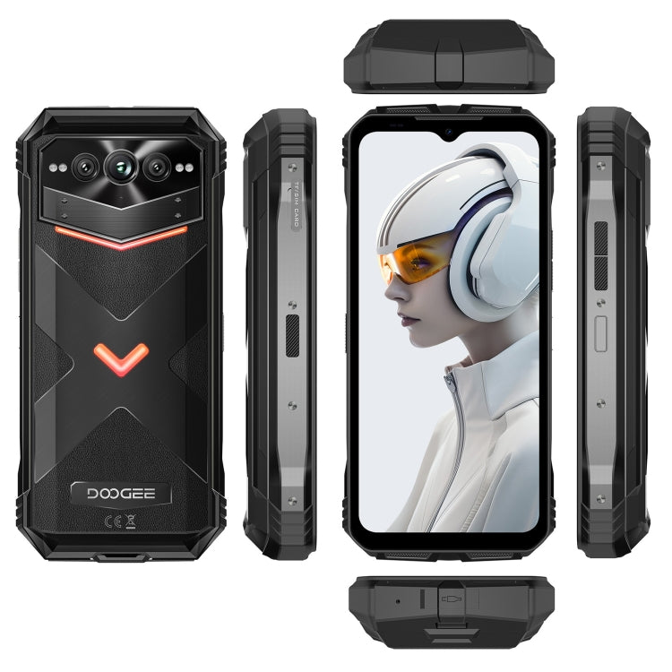 [HK Warehouse] DOOGEE Vmax Plus 5G Rugged Phone, 16GB+512GB, 6.58 inch Android 14 MediaTek Dimensity 7050 Octa Core, Network: 5G, OTG, NFC(Black) - DOOGEE by DOOGEE | Online Shopping UK | buy2fix