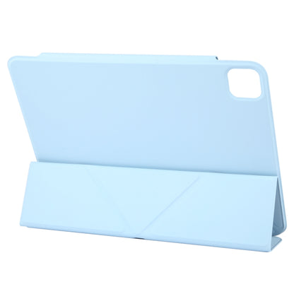 For iPad Pro 11 2024 Y-Shape Double-sided Clip Magnetic Smart Tablet Case(Blue) - iPad Pro 11 2024 Cases by buy2fix | Online Shopping UK | buy2fix