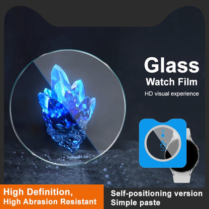 For Samsung Galaxy Watch4 44mm IMAK Tempered Glass Watch Protective Film Self-contained Positioning Version - Screen Protector by imak | Online Shopping UK | buy2fix