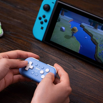 8Bitdo Micro Wireless Bluetooth Game Controller(Blue) - Controller Gamepad by 8BitDo | Online Shopping UK | buy2fix