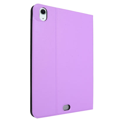 For iPad Air 13 2024 Stretch Voltage Plain Leather Smart Tablet Case(Purple) - iPad Air 13 2024 Cases by buy2fix | Online Shopping UK | buy2fix