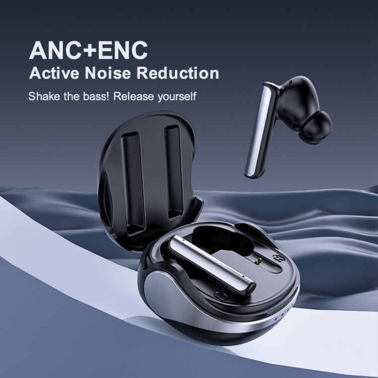 Langsdom TA03 ANC Active Noise Reduction Wireless Bluetooth Earphone(White) - Bluetooth Earphone by Langsdom | Online Shopping UK | buy2fix