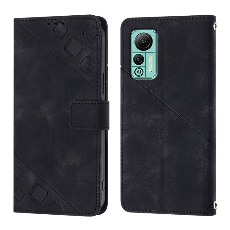 For Ulefone Note 14 Skin Feel Embossed Leather Phone Case(Black) - Ulefone Cases by buy2fix | Online Shopping UK | buy2fix