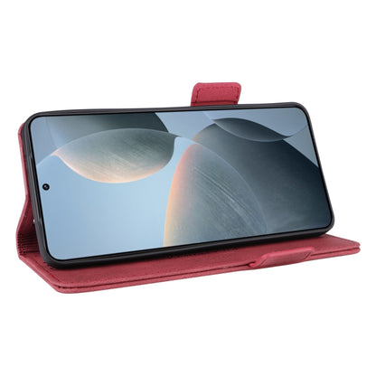 For Redmi K70 / K70 Pro Magnetic Clasp Leather Phone Case(Red) - Xiaomi Cases by buy2fix | Online Shopping UK | buy2fix