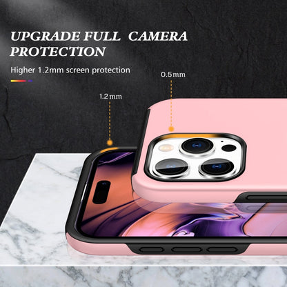 For iPhone 16 Pro Magnetic Ring Holder Phone Case(Rose Gold) - iPhone 16 Pro Cases by buy2fix | Online Shopping UK | buy2fix