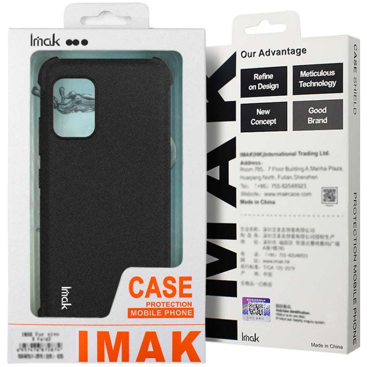 For Xiaomi Redmi 13 4G Global imak Shockproof Airbag TPU Phone Case(Matte Black) - Redmi 13 Cases by imak | Online Shopping UK | buy2fix