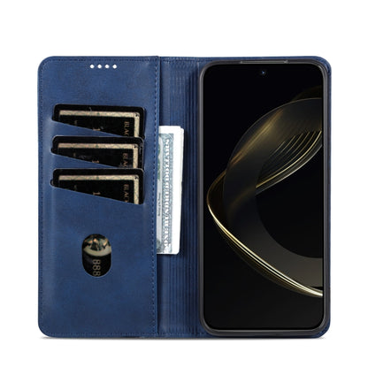 For Samsung Galaxy S25+ 5G AZNS Magnetic Calf Texture Flip Leather Phone Case(Dark Blue) - Galaxy S25+ 5G Cases by AZNS | Online Shopping UK | buy2fix