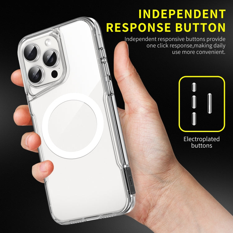 For iPhone 16 MagSafe Acrylic + TPU Transparent Full Coverage Phone Case - iPhone 16 Cases by buy2fix | Online Shopping UK | buy2fix