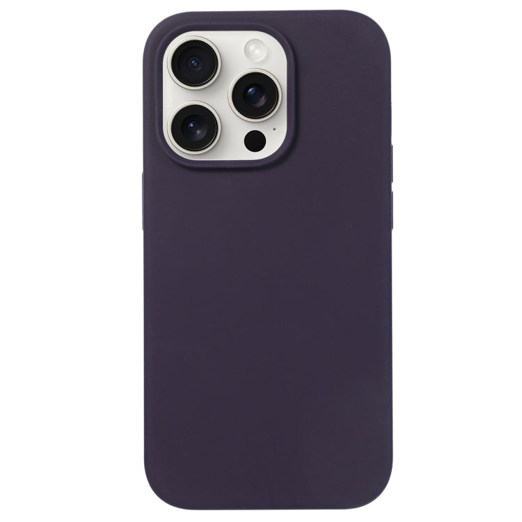 For iPhone 16 Pro Liquid Silicone Phone Case(Berry Purple) - iPhone 16 Pro Cases by buy2fix | Online Shopping UK | buy2fix