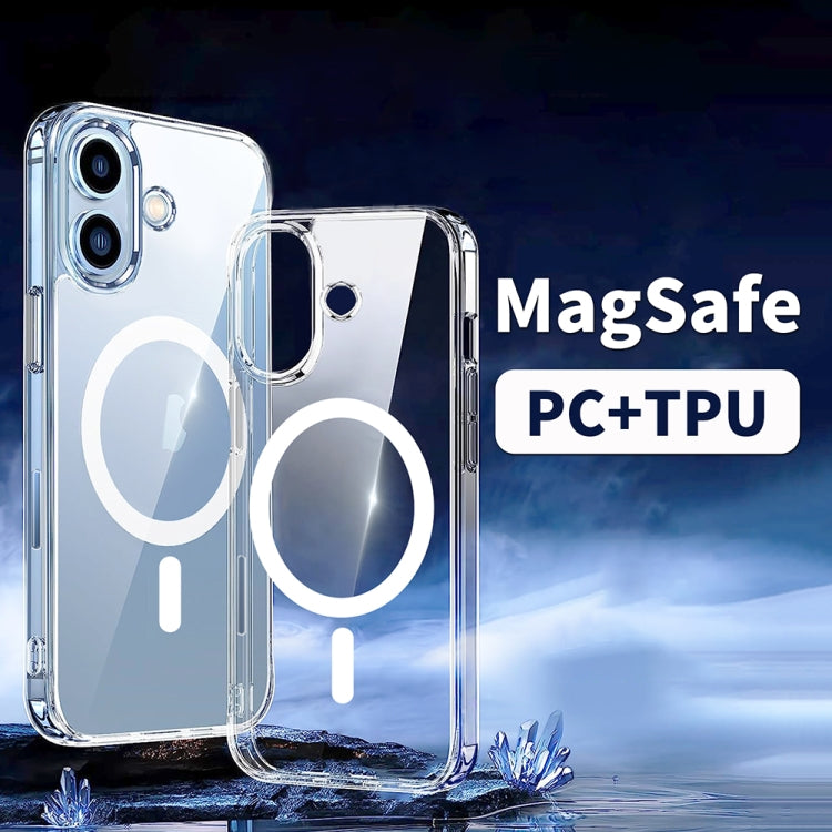 For iPhone 16 Pro ViLi MAG-C Series MagSafe Magnetic PC + TPU Phone Case(Transparent) - iPhone 16 Pro Cases by ViLi | Online Shopping UK | buy2fix