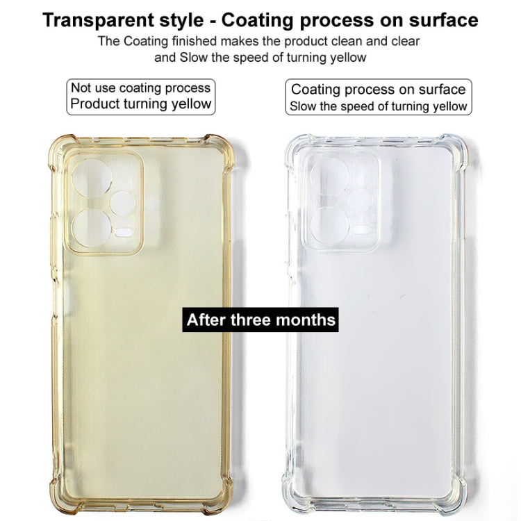 For Google Pixel 9 / Pixel 9 Pro imak Shockproof Airbag TPU Phone Case(Transparent Black) - Google Cases by imak | Online Shopping UK | buy2fix