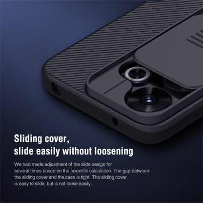 For Xiaomi Poco M6 4G NILLKIN Black Mirror Series Camshield PC Phone Case(Blue) - Xiaomi Cases by NILLKIN | Online Shopping UK | buy2fix