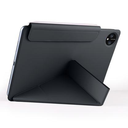 For Huawei MatePad Pro 11 2024 / 2022 Fixed Buckle Magnetic Deformation Leather Tablet Case(Black) - Huawei by buy2fix | Online Shopping UK | buy2fix