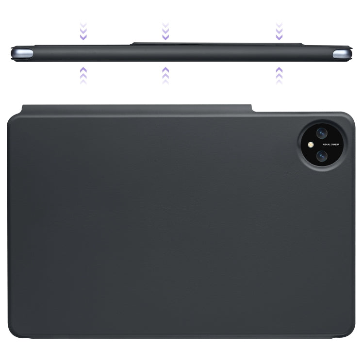 For Huawei MatePad Pro 11 2024 / 2022 Fixed Buckle Magnetic Deformation Leather Tablet Case(Black) - Huawei by buy2fix | Online Shopping UK | buy2fix