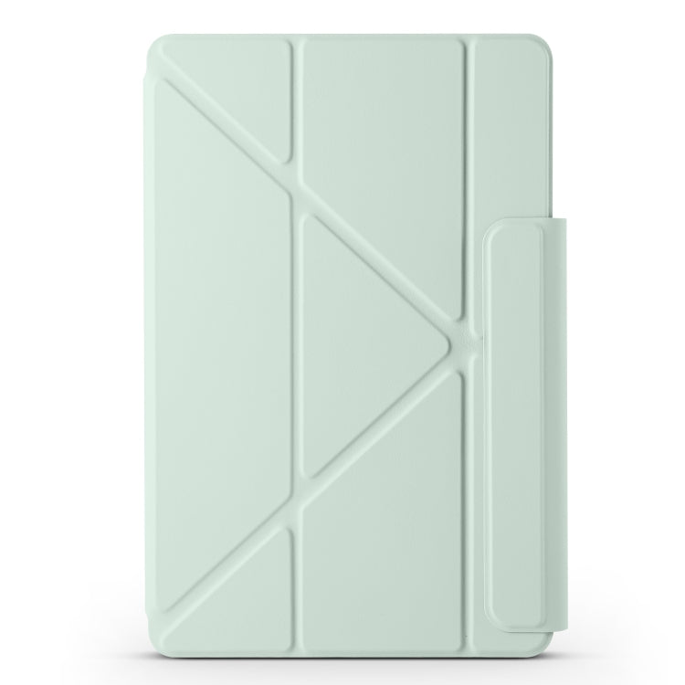 For Huawei MatePad Pro 11 2024 / 2022 Fixed Buckle Magnetic Deformation Leather Tablet Case(Baby Green) - Huawei by buy2fix | Online Shopping UK | buy2fix