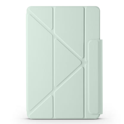 For Huawei MatePad Pro 11 2024 / 2022 Fixed Buckle Magnetic Deformation Leather Tablet Case(Baby Green) - Huawei by buy2fix | Online Shopping UK | buy2fix