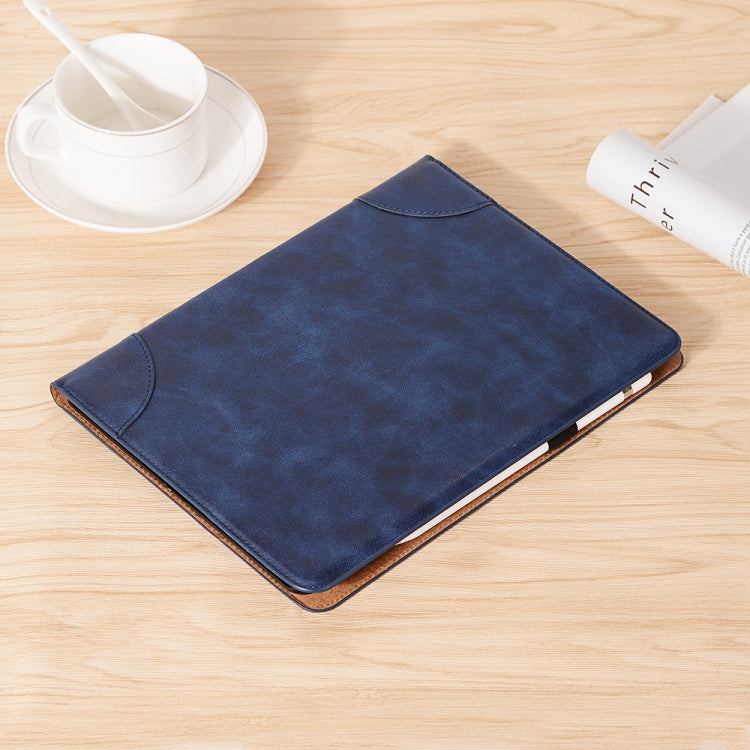 Retro Book Style Leather Tablet Case For iPad Pro 13 2024(Navy Blue) - iPad Pro 13 2024 Cases by buy2fix | Online Shopping UK | buy2fix