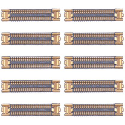 For Samsung Galaxy S21 FE 5G SM-G990B 10pcs Motherboard LCD Display FPC Connector - Galaxy S Series Parts by buy2fix | Online Shopping UK | buy2fix