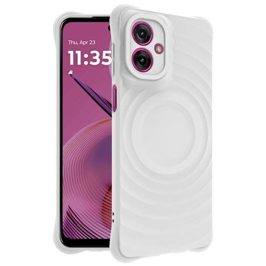 For Motorola Moto G55 5G IMAK UC-6 Series Manbo Frosting Soft Phone Case(White) - Motorola Cases by imak | Online Shopping UK | buy2fix