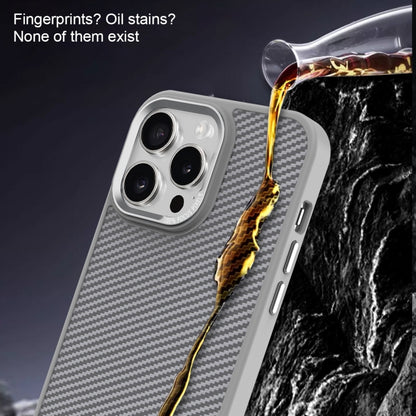 For iPhone 12 Carbon Fiber Texture MagSafe Magnetic Shockproof Phone Case(Blue) - iPhone 12 / 12 Pro Cases by buy2fix | Online Shopping UK | buy2fix