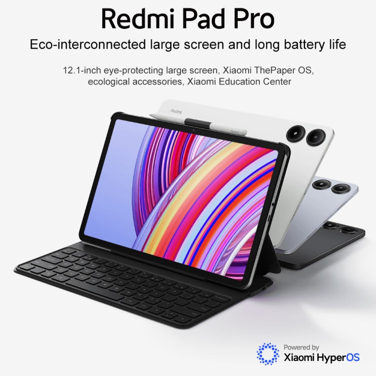 [HK Warehouse] Xiaomi Redmi Pad Pro 12.1 inch Tablet PC Global, 6GB+128GB, HyperOS Qualcomm Snapdragon 7s Gen2 Octa Core, 10000mAh Battery(Green) - Other by Xiaomi | Online Shopping UK | buy2fix