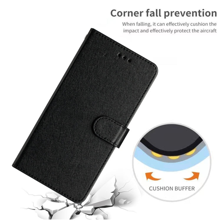 For iPhone 16 Silk Texture Horizontal Flip Leather Phone Case(Black) - iPhone 16 Cases by buy2fix | Online Shopping UK | buy2fix