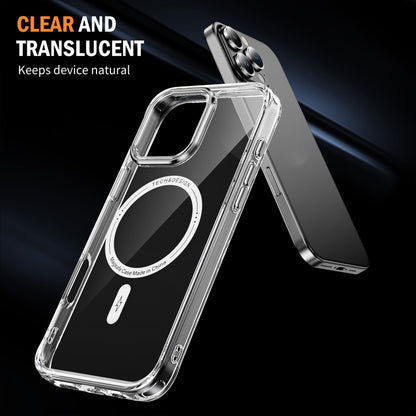 For iPhone 16 Pro Airbag Magsafe PC Hybrid TPU Phone Case(Transparent) - iPhone 16 Pro Cases by buy2fix | Online Shopping UK | buy2fix