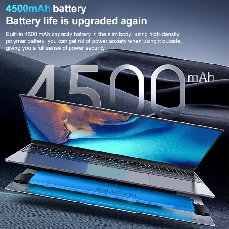 14 inch Windows 11 Laptop, 8GB+256GB, Gen 5th Intel Core i7 CPU, 180 Degree Rotation Axis(Silver) - Others by buy2fix | Online Shopping UK | buy2fix