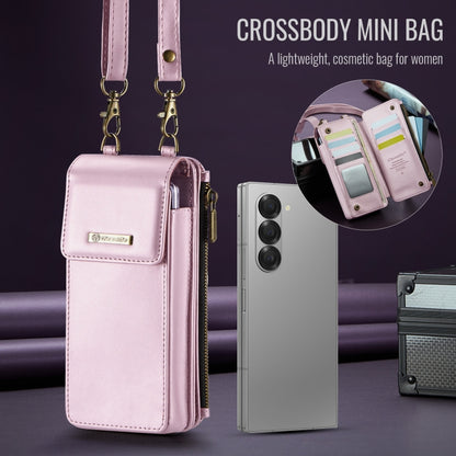 For Samsung Z Fold Series CaseMe Me50 Mini Lanyard Universal Bag(Pink) - Galaxy Z Fold6 5G Cases by CaseMe | Online Shopping UK | buy2fix