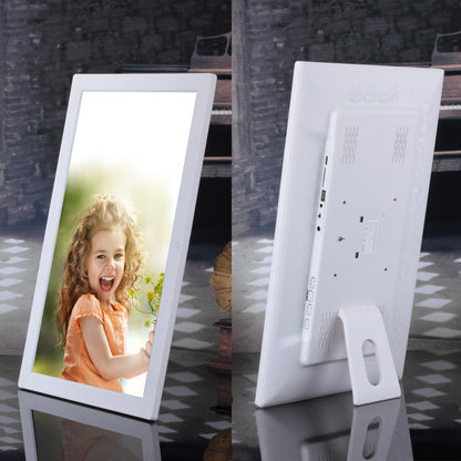 18.5 inch IPS Screen Digital Photo Frame, Plug Type:EU Plug(White) - 15 inch Above by buy2fix | Online Shopping UK | buy2fix