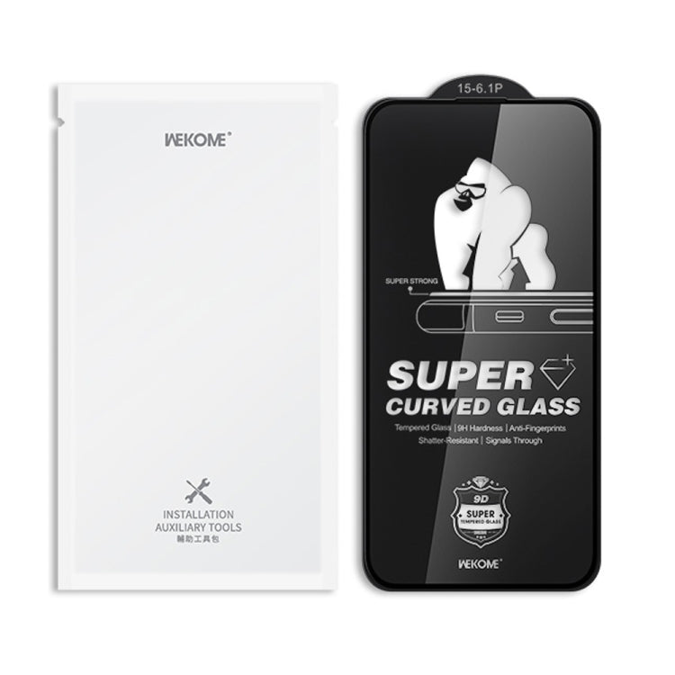 For iPhone 16 Plus / 15 Plus WK WTP-092 King Kong 6D Curved 28 Degree Privacy Tempered Glass Film - iPhone 16 Plus Cases by WK | Online Shopping UK | buy2fix