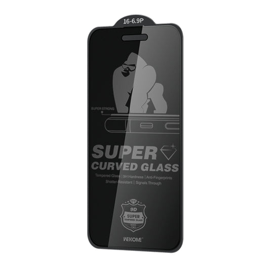 For iPhone 16 Pro Max WK WTP-093 King Kong 6D Curved 360 Degree Privacy Tempered Glass Film - iPhone 16 Pro Max Tempered Glass by WK | Online Shopping UK | buy2fix