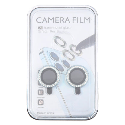 For iPhone 16 / 16 Plus 9H Point Drill Camera Lens Protector Ring(Green) - iPhone 16 Plus Tempered Glass by buy2fix | Online Shopping UK | buy2fix