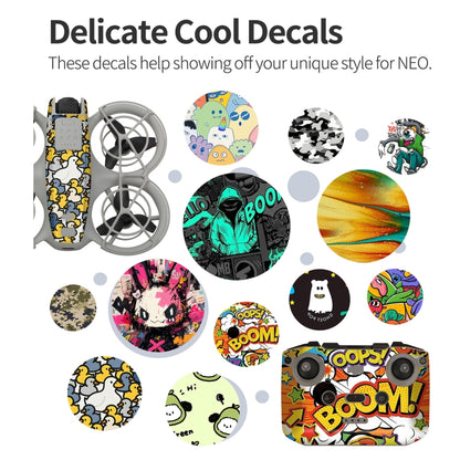 For DJI Neo Drone Body Remote Control Protective Sticker(Painting) - Stickers by Sunnylife | Online Shopping UK | buy2fix