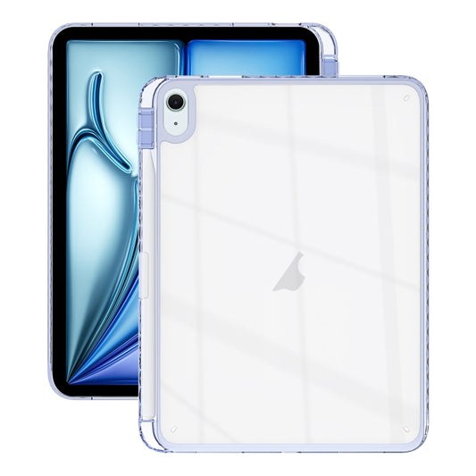 For iPad Air 13 2024 / Pro 12.9 2022 Acrylic Hybrid TPU Tablet Case with Pen Slot(Lavender) - iPad Air 13 2024 Cases by buy2fix | Online Shopping UK | buy2fix