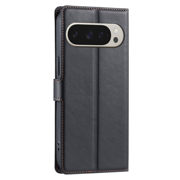 For Google Pixel 9 Pro XL Voltage Ultra-thin Dot Leather Phone Case(Black) - Google Cases by buy2fix | Online Shopping UK | buy2fix