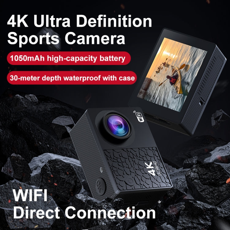 I5-360 2.0 inch IPS HD Screen Wide Angle 4K Action Camera, Specification:without Remote Control - Video Cameras by buy2fix | Online Shopping UK | buy2fix