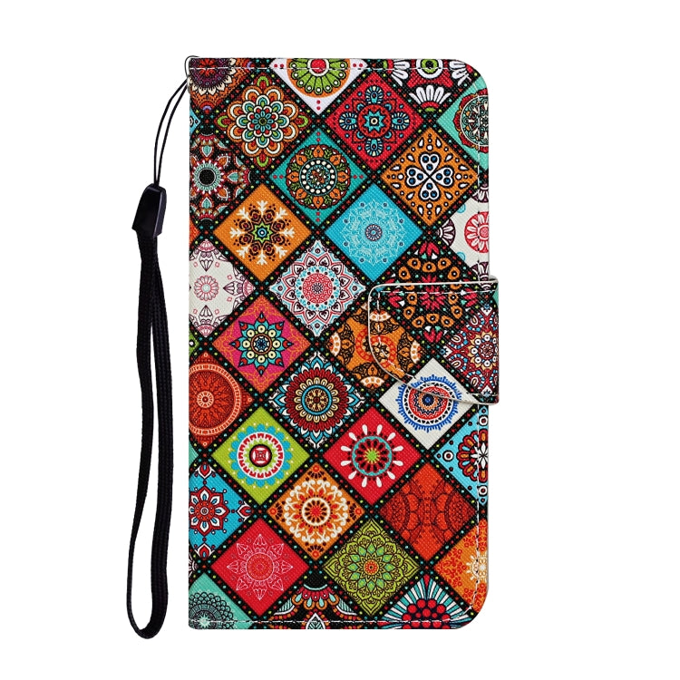 For Samsung Galaxy S25+ 5G Colored Drawing Pattern Leather Phone Case(Ethnic Style) - Galaxy S25+ 5G Cases by buy2fix | Online Shopping UK | buy2fix