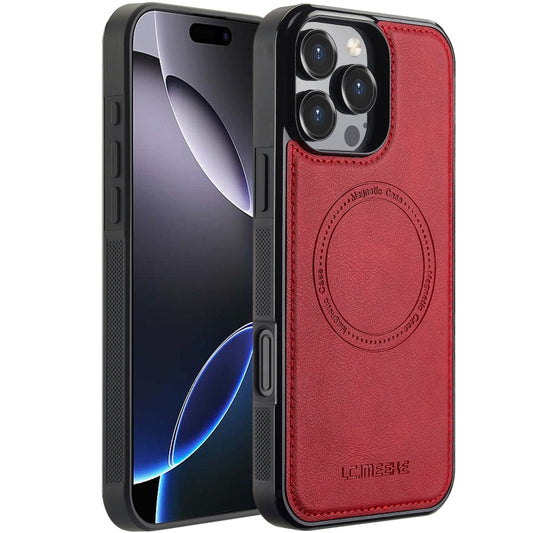 For iPhone 16 Pro Max LC.IMEEKE Magsafe Phone Case(Red) - iPhone 16 Pro Max Cases by LC.IMEEKE | Online Shopping UK | buy2fix