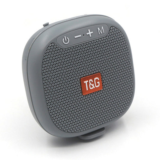 T&G TG-444 TWS Outdoor Cycling Portable IPX6 Wireless Bluetooth Speaker(Grey) - Mini Speaker by T&G | Online Shopping UK | buy2fix