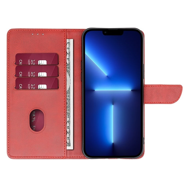 For Samsung Galaxy S25+ 5G Calf Texture Buckle Flip Leather Phone Case(Red) - Galaxy S25+ 5G Cases by buy2fix | Online Shopping UK | buy2fix