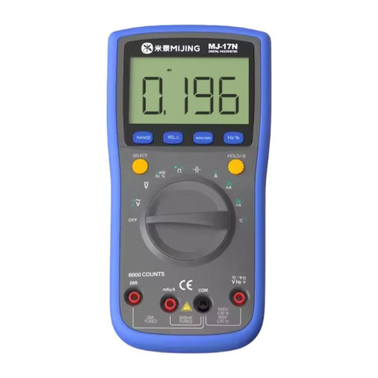 Mijing MJ-17N Auto Range LCD Display True-RMS High-precision Digital Multimeter - Digital Multimeter by MIJING | Online Shopping UK | buy2fix