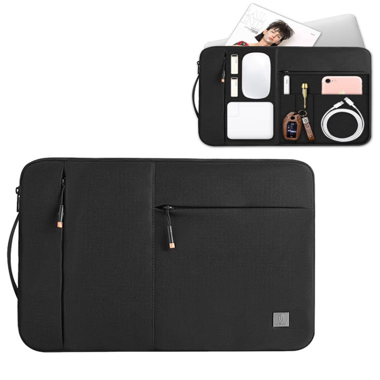 WIWU Alpha Nylon Travel Carrying Storage Bag Sleeve Case for 15.6 inch Laptop(Black) - 15.6 - 17 inch by WIWU | Online Shopping UK | buy2fix