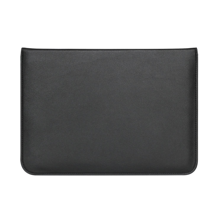 PU Leather Ultra-thin Envelope Bag Laptop Bag for MacBook Air / Pro 11 inch, with Stand Function(Black) - Protective Bags by buy2fix | Online Shopping UK | buy2fix