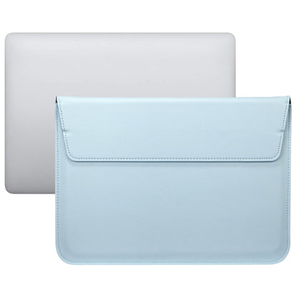 PU Leather Ultra-thin Envelope Bag Laptop Bag for MacBook Air / Pro 11 inch, with Stand Function(Sky Blue) - Protective Bags by buy2fix | Online Shopping UK | buy2fix