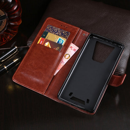 For Blackview BV6900 idewei Crazy Horse Texture Horizontal Flip Leather Case with Holder & Card Slots & Wallet(Red) - More Brand by idewei | Online Shopping UK | buy2fix