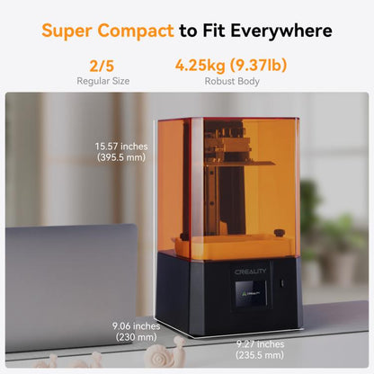 CREALITY HALOT R6 6.08 inch LCD Resin DIY 3D Printer, Print Size : 130.56 x 82.62 x 160mm, UK Plug - 3D Printer by Creality | Online Shopping UK | buy2fix