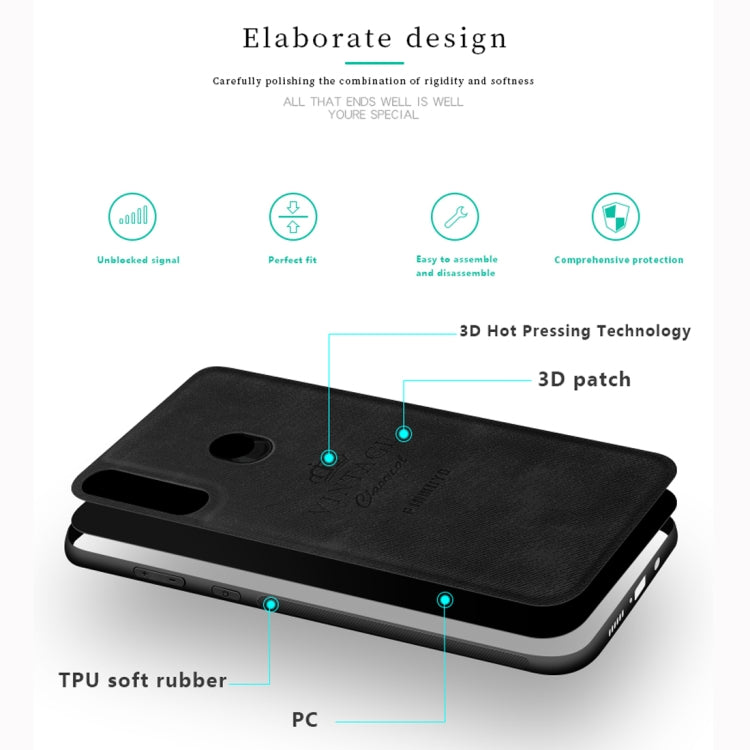 PINWUYO Shockproof Waterproof Full Coverage PC + TPU + Skin Protective Case for Huawei P30 Lite (Grey) - Huawei Cases by PINWUYO | Online Shopping UK | buy2fix