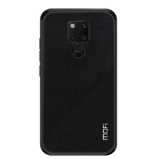 MOFI Shockproof TPU + PC + Cloth Pasted Case for Huawei Mate 20 X(Black) - Huawei Cases by MOFI | Online Shopping UK | buy2fix